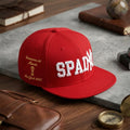 Spain Carlos Alcaraz World Cup 2026 New York Red Snapback Hat Embroidered Spain Football Fan Gifts - Merchluma