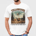 Yellowstone National Park Do Not Pet The Fluffy Cows T-Shirt Funny Bison Shirt Gag Gifts Ideas - Merchluma
