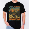 Yellowstone Wyoming Vintage Shirt Bison Launch Funny Wildlife T-Shirt Humorous Gifts - Merchluma