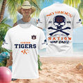 Auburn Tigers Football Skull No Shoes Nation Shirt 2026 Auburn Tigers Merch Present For Husband - Merchluma