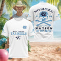 North Carolina Tar Heels College Football Skull No Shoes Nation Shirt Tar Heels Merch 2026 - Merchluma