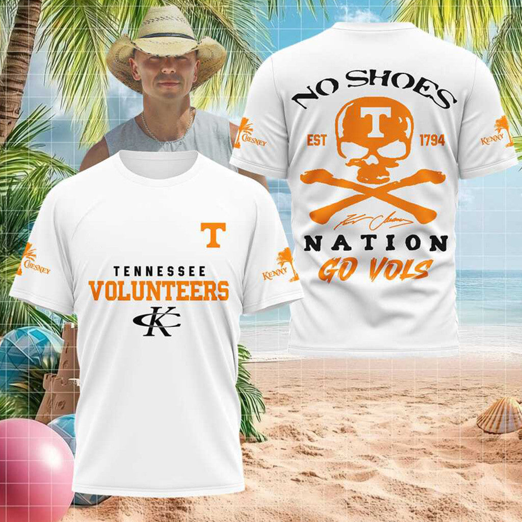 Tennessee Volunteers Skull Go Vols Football Shirt 2026 Volunteers Merch Gift For Brothers - Merchluma