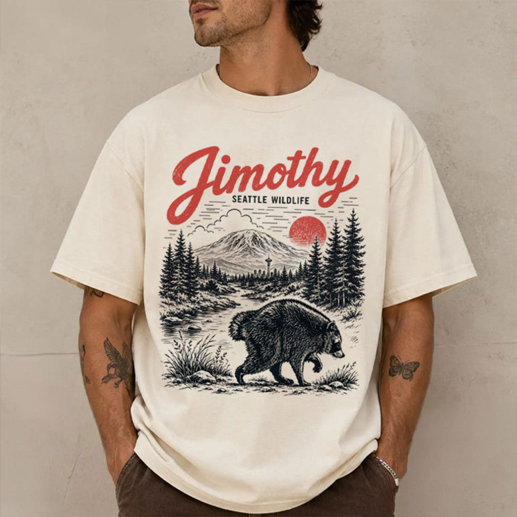 Jimothy Raccoon Viral Seattle Pacific Northwest Wildlife T-Shirt Funny Meme Shirt Animal Gifts - Merchluma