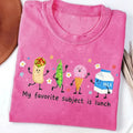 My Favorite Subject Is Lunch T-Shirt Cute School Lunch Food Shirt Back To School Gifts - Merchluma