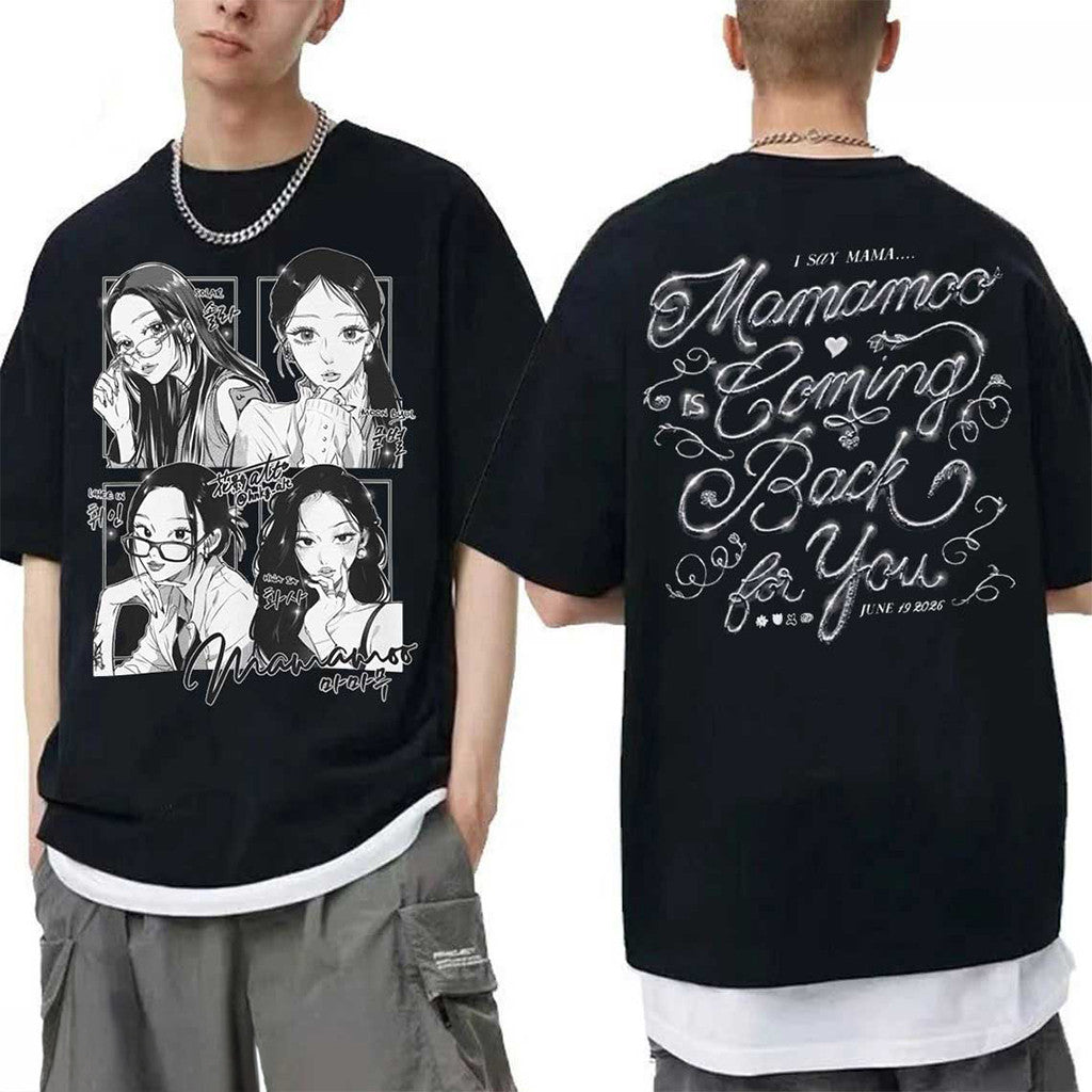 Mamamoo 4ward Tour 2026 Merch Mamamoo Is Coming Back For You T-Shirt Kpop Fan Apparel Gifts - Merchluma