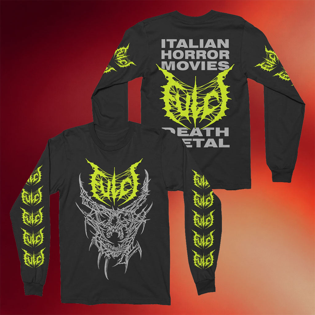 Night Shift Merch 2026 Fulci Tribal Skull Long Sleeve Shirt Fulci Merch Gift For Band Lovers - Merchluma