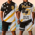San Diego Padres Merch 2026 Padres For The Faithful Jersey And Shorts Set Gift For Husband - Merchluma