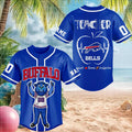 Customized Buffalo Football Bison Mascot Teacher Heartbeat Baseball Jersey Buffalo Bills Merch - Merchluma