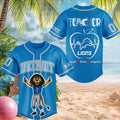 Customized Detroit Lions Mascot Teacher Heartbeat Baseball Jersey 2026 Detroit Lions Merch - Merchluma