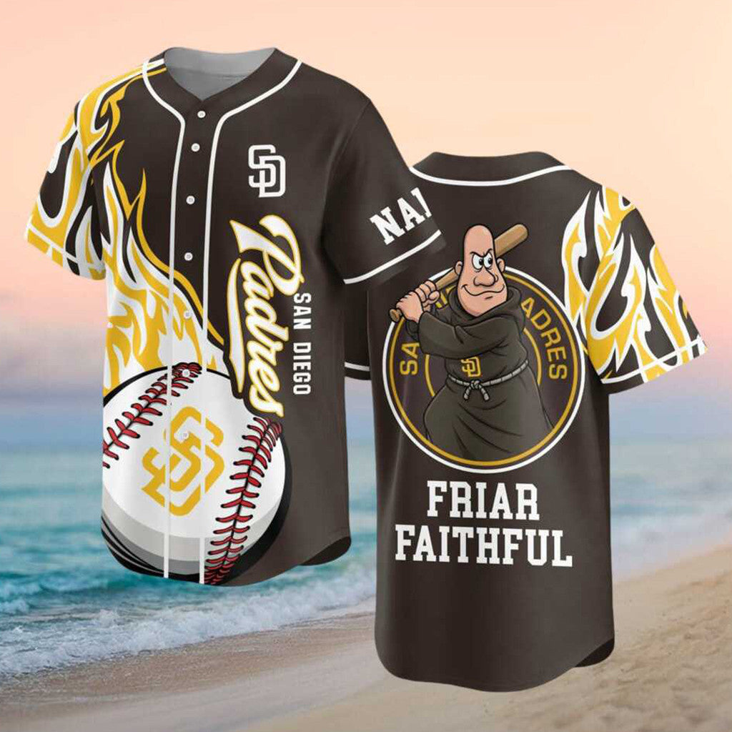 Custom San Diego Padres Merch 2026 Friar Faithful Baseball Jersey Gifts For Baseball Lovers - Merchluma