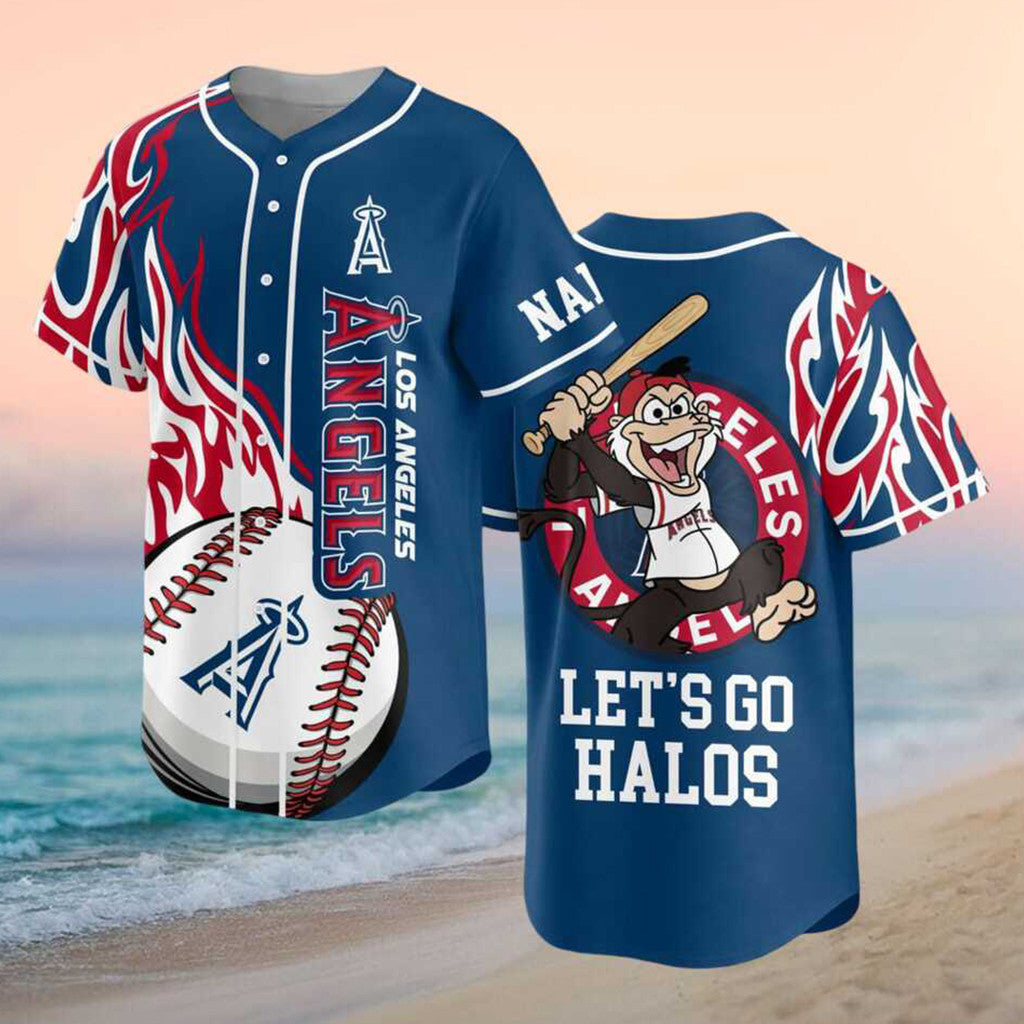 Personalized Los Angeles Angels Merch 2026 Let's Go Halos Baseball Jersey Gift For Fans - Merchluma