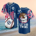 Personalized Minnesota Twins Merch 2026 Let's Go Twins Baseball Jersey Baseball Lover Gifts - Merchluma