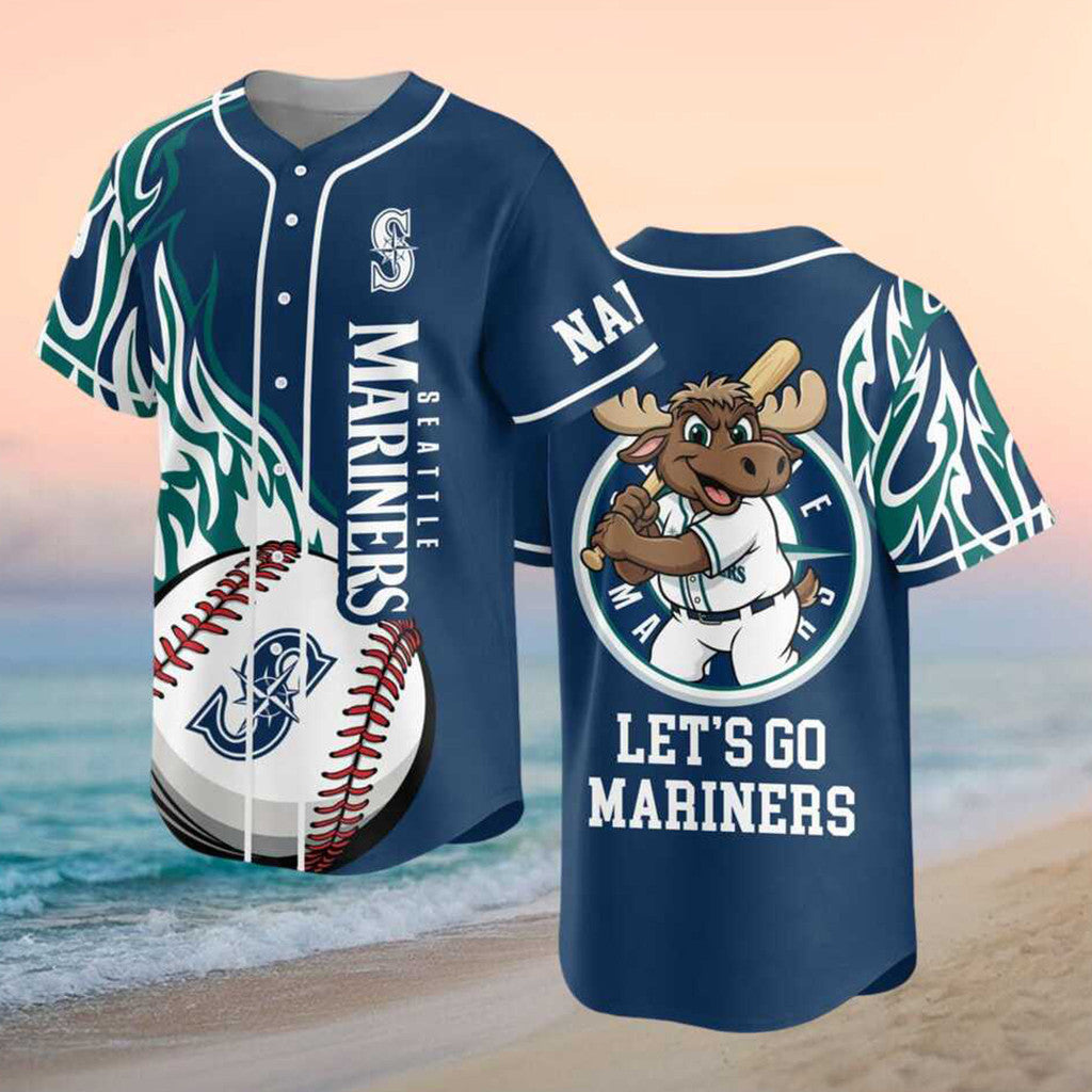 Personalized Seattle Mariners Merch Let's Go Mariners Baseball 2026 Jersey Gift For Fans - Merchluma