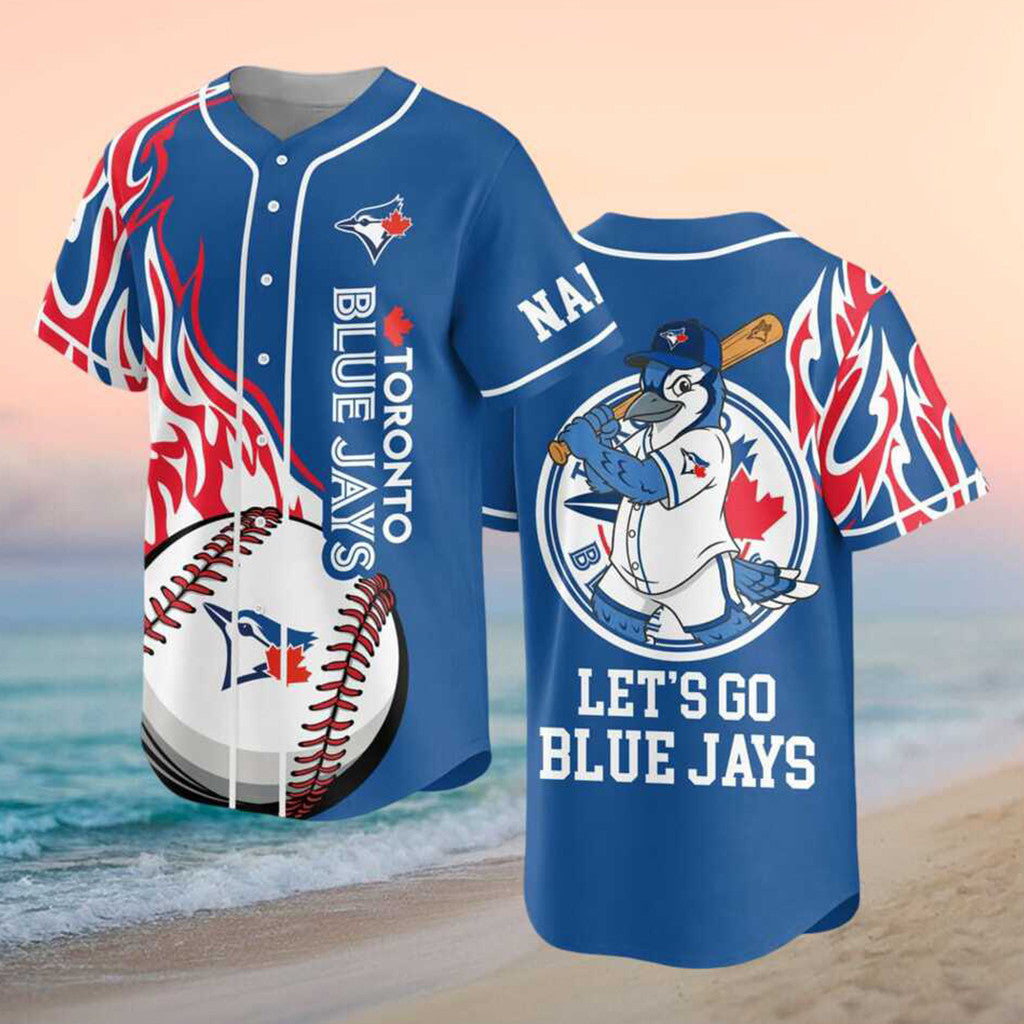 Personalized Toronto Blue Jays Merch 2026 Let's Go Blue Jays Baseball Jersey Baseball Fans Gift - Merchluma