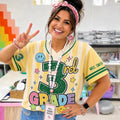 Personalized Grade Level Teacher Baseball Jersey Back To School Outfits For Teacher Gift - Merchluma