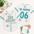 Personalized Teacher Baseball Jersey Grade Level Jersey First Day Of School Teacher Gifts Ideas - Merchluma