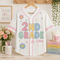 Personalized Teacher Jersey Shirt Striped Jersey Kindergarten Clothing Teacher Present Ideas - Merchluma