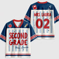 Personalized Grade Jersey Back To School Apparel Teacher Appreciation Gifts Ideas - Merchluma