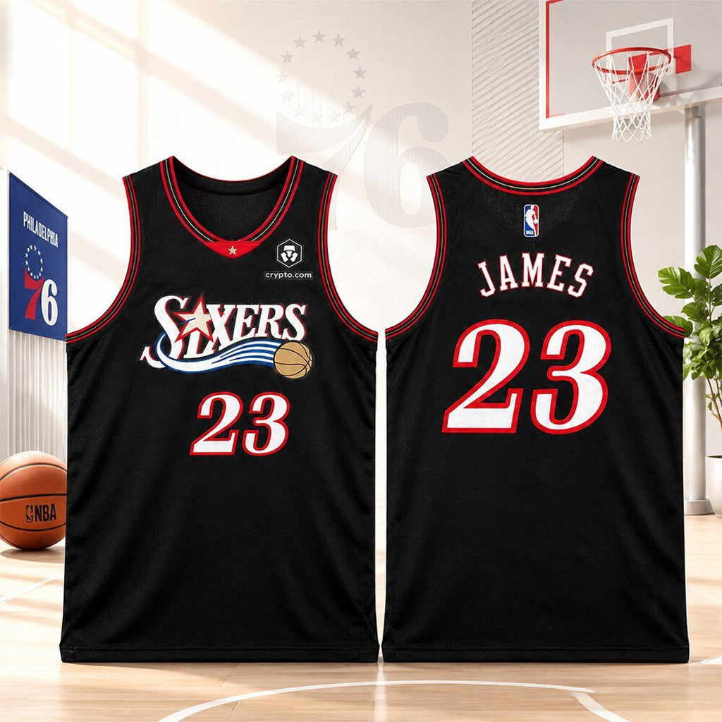 #23 LeBron James Jersey Shirt Philadelphia 76ers Merch 2026 Gift For Basketball Lover - Merchluma