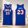 LeBron James Philadelphia 76ers Icon Blue Jersey #23 Shirt LeBron James Merch Gift For Fans - Merchluma