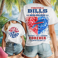 Buffalo Bills Diamond Heart Win Or Lose Football Shirt 2026 Buffalo Bills Merch Present For Fan - Merchluma