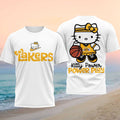 Hello Kitty Los Angeles Lakers Power Play Event 2026 Shirt LA Lakers Merch Basketball Fan Gifts - Merchluma