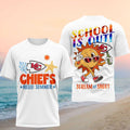 Kansas City Chiefs Hello Summer School Is Out 2026 Shirt Chiefs Merch Present For Football Fans - Merchluma