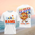 Los Angeles Rams Hello Summer School Is Out 2026 Shirt LA Rams Merch Gift For Football Lovers - Merchluma
