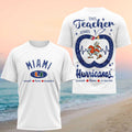 Miami Hurricanes Teach Love Inspire Teacher Appreciation 2026 Shirt Miami Hurricanes Merch - Merchluma