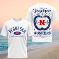 Nebraska Huskers Teach Love Inspire Tour 2026 Shirt Nebraska Huskers Merch Gift For Teachers - Merchluma