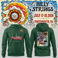 Billy Strings Tour 2026 Portsmouth Hoodie Green Billy Strings Merch Presents For Brother - Merchluma