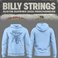 Billy Strings Tour 2026 Hoodie Light Blue Billy Strings Austin Summer 2026 Merch Present For Him - Merchluma