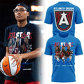 Atlanta Dream 2026 All-Stars T-Shirt Blue Atlanta Dream Merch Unique Birthday Gift For Him - Merchluma