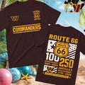 Washington Commanders Route 66 Centennial Anniversary T-Shirt Washington Commanders Merch Gifts - Merchluma
