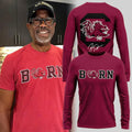 Darius Rucker South Carolina Gamecocks Long Sleeve Shirt Born Gamecocks Merch Birthday Gift - Merchluma
