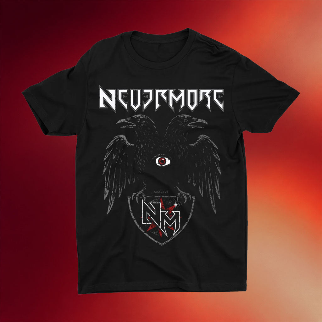 Nevermore Merch 2026 Raven Crest T-Shirt Nevermore Shirt Present For Husband - Merchluma