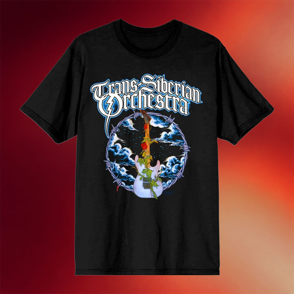 Trans-Siberian Orchestra Merch 2026 Cloud Guitar T-Shirt Music Related Gifts For Guys - Merchluma