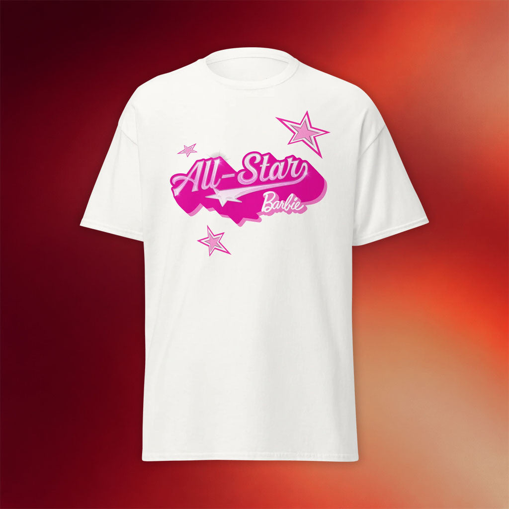 The Angel Reese Merch Angel X Barbie 2026 All-Star Barbie T-Shirt White Gift For Basketball Fan - Merchluma