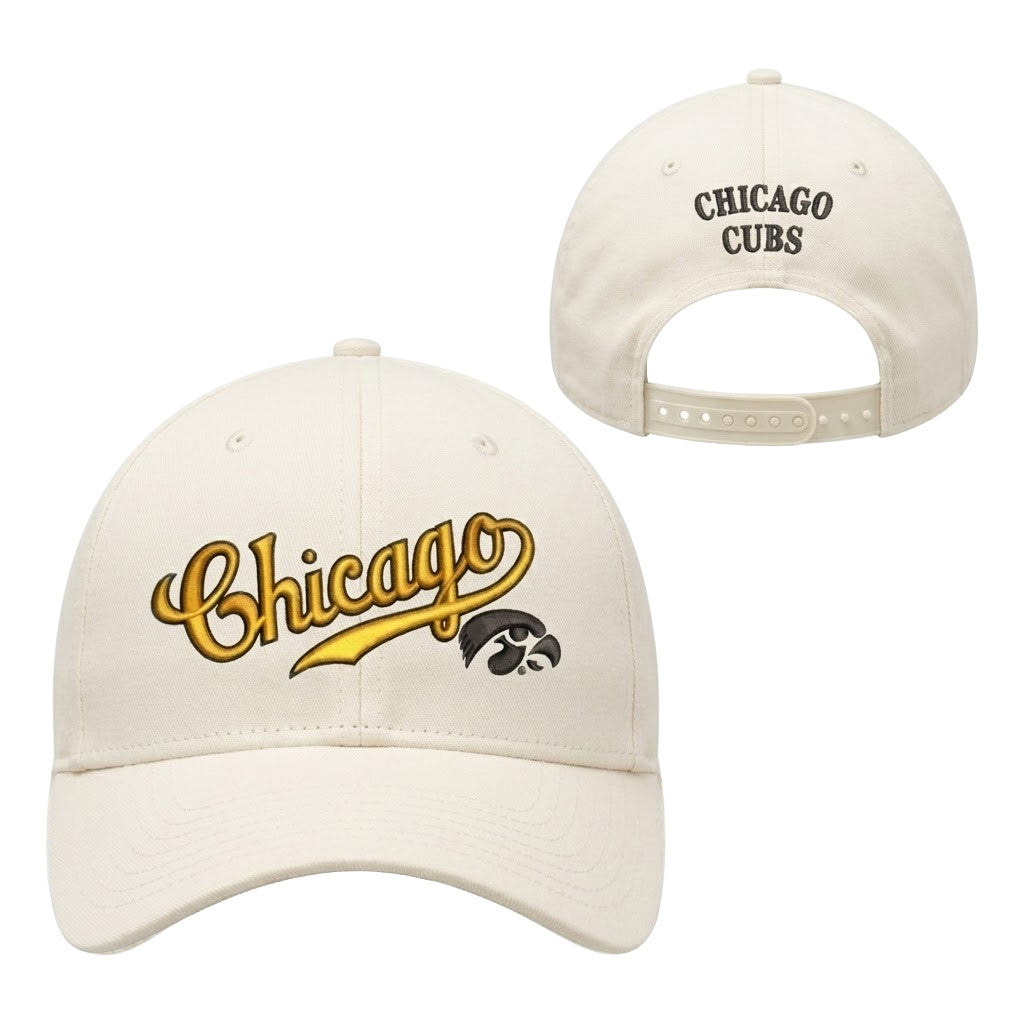 George Kittle Chicago Iowa Hawkeyes Hat Embroidered Chicago Cubs Merch Fan Gifts - Merchluma