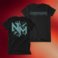 Nevermore Merch 2026 NM Logo T-Shirt Black Gifts For Your Boyfriend - Merchluma