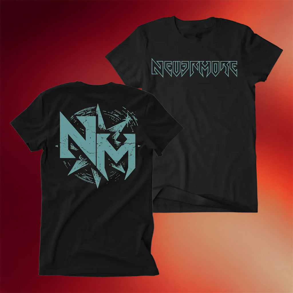 Nevermore Merch 2026 NM Logo T-Shirt Black Gifts For Your Boyfriend - Merchluma
