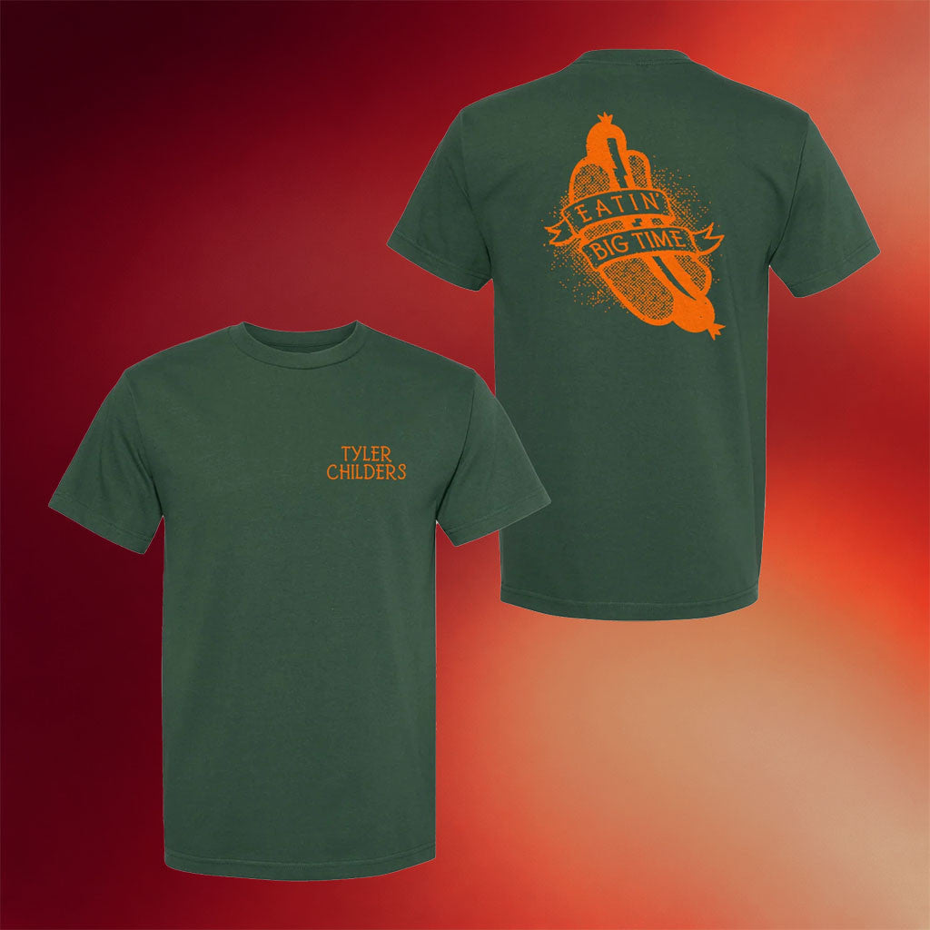Tyler Childers Merch 2026 Eatin Big Time T-Shirt Cool Gifts For Music Lovers - Merchluma