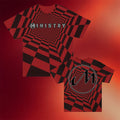 Ministry Merch 2026 Checkered T-Shirt Ministry Shirt Gift Ideas For Metal Band Fans - Merchluma
