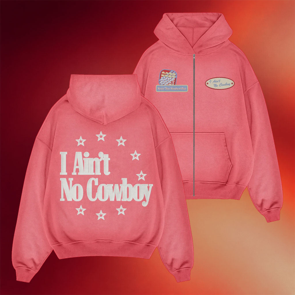 Luke Combs Merch Luke X Nicole Summer 2026 I Ain't No Cowboy Zip Hoodie Gifts For Music Fans - Merchluma