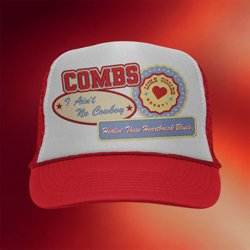 Luke Combs Merch Luke X Nicole Summer 2026 I Ain't No Cowboy Trucker Hat Gift For Music Lovers - Merchluma