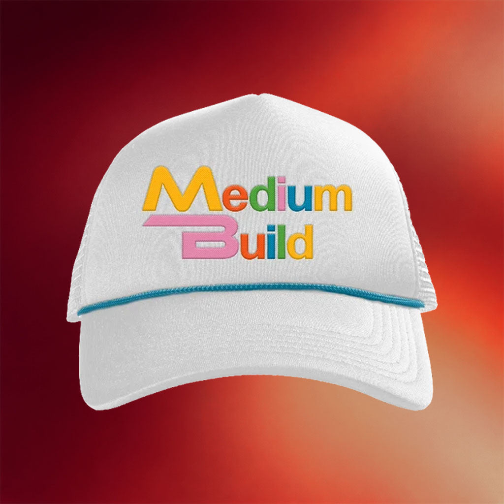 Medium Build Merch 2026 MB Logo Trucker Hat Good Gifts For Friends - Merchluma