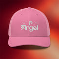 The Angel Reese Merch Angel X Barbie Pink Trucker Hat Embroidered 2026 Gift For Sisters - Merchluma