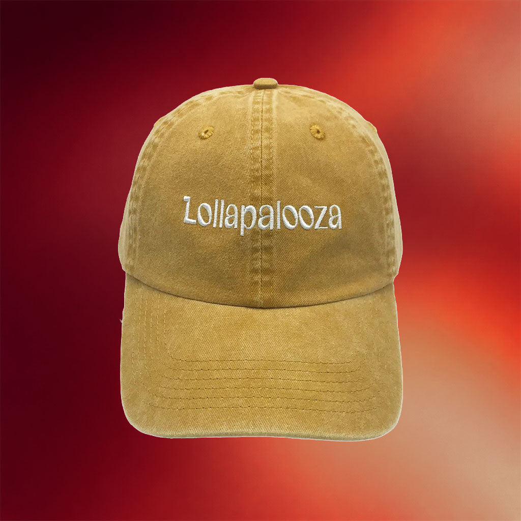 Lollapalooza Merch 2026 Lollapalooza Embroidered Hat Cool Gifts For Music Lovers - Merchluma