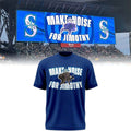 Seattle Mariners Make Noise For Jimothy 2026 Special Shirt Jimothy Racoon Merch Fan Gifts - Merchluma
