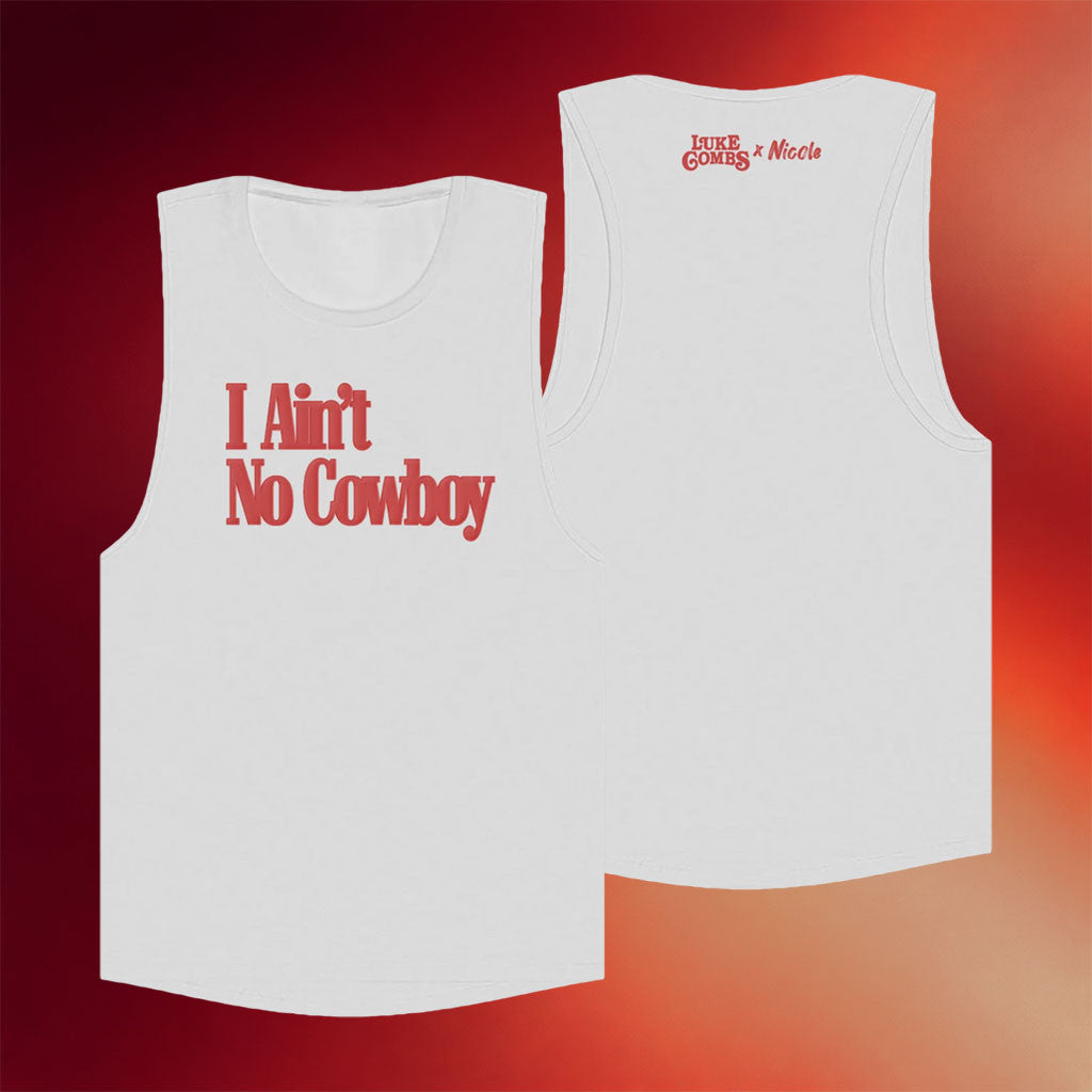 Luke Combs Merch Luke X Nicole Summer 2026 I Ain't No Cowboy Tank Top Gift For Country Fans - Merchluma